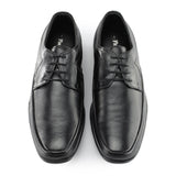 Fleet & Foster DAVE Mens Leather Derby Shoes Black