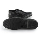 Fleet & Foster DAVE Mens Leather Derby Shoes Black