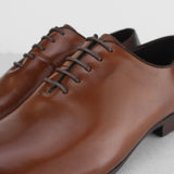 Blakeseys MASHAM Mens Leather Plain Toe Oxford Shoes Tan