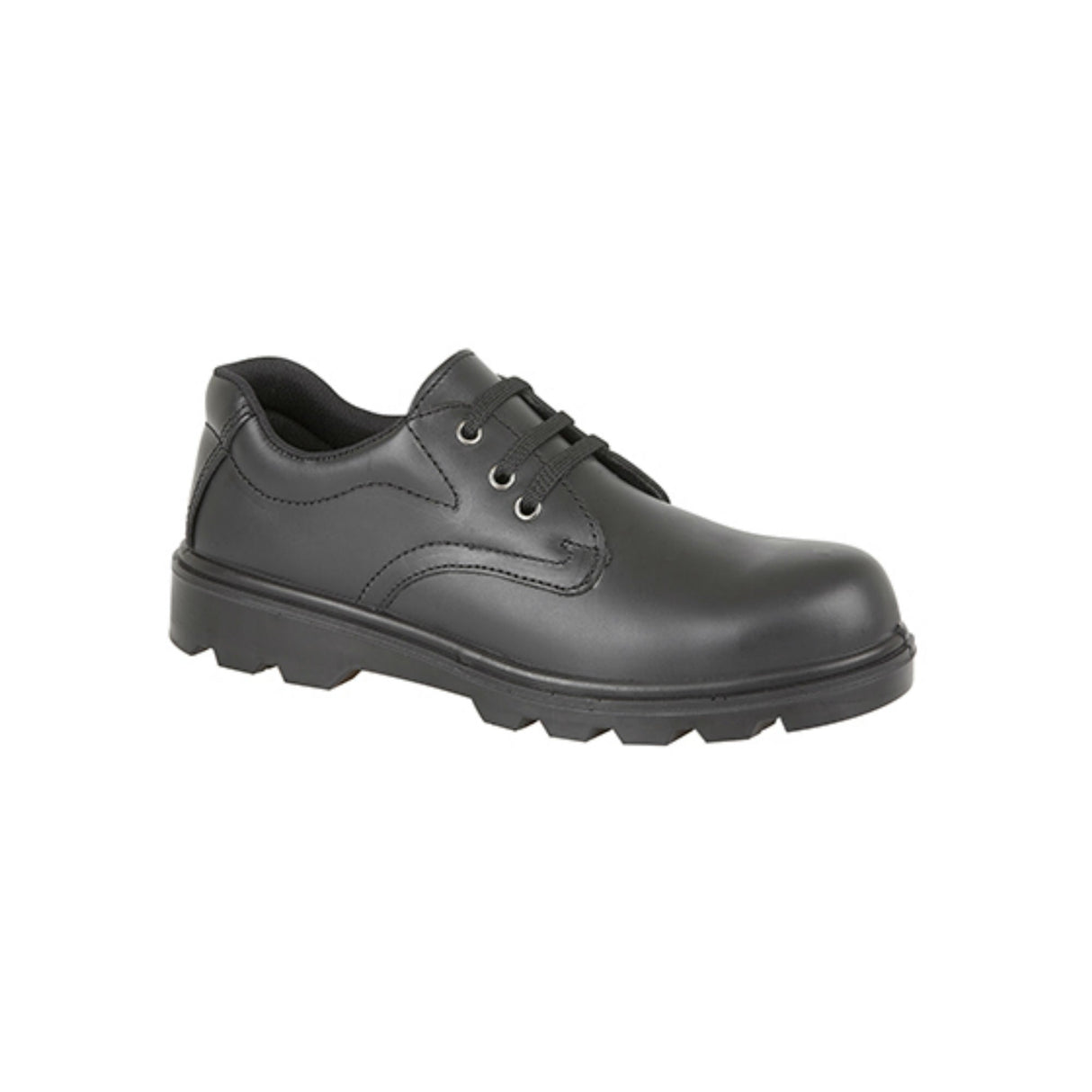 Grafters M361A Unisex Leather Safety Shoes Black