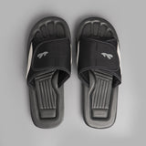 PDQ M275A Unisex Touch Fasten Strap Beach Sliders Black