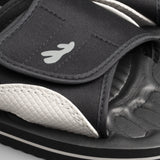 PDQ M275A Unisex Touch Fasten Strap Beach Sliders Black