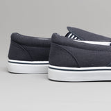 DEK LAMAAR Unisex Canvas Trainers Navy