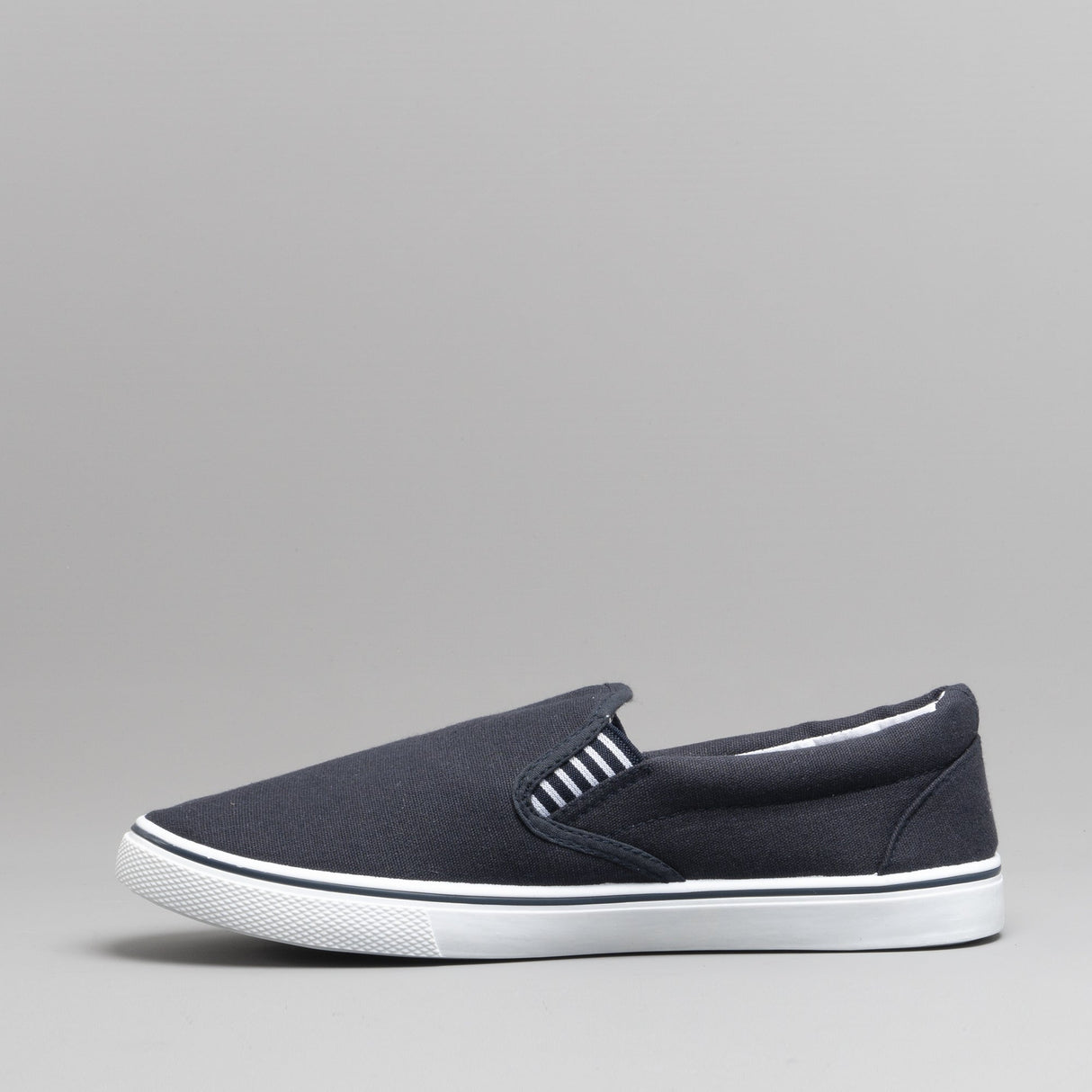 DEK LAMAAR Unisex Canvas Trainers Navy