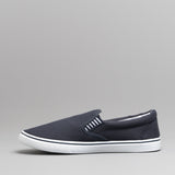 DEK LAMAAR Unisex Canvas Trainers Navy
