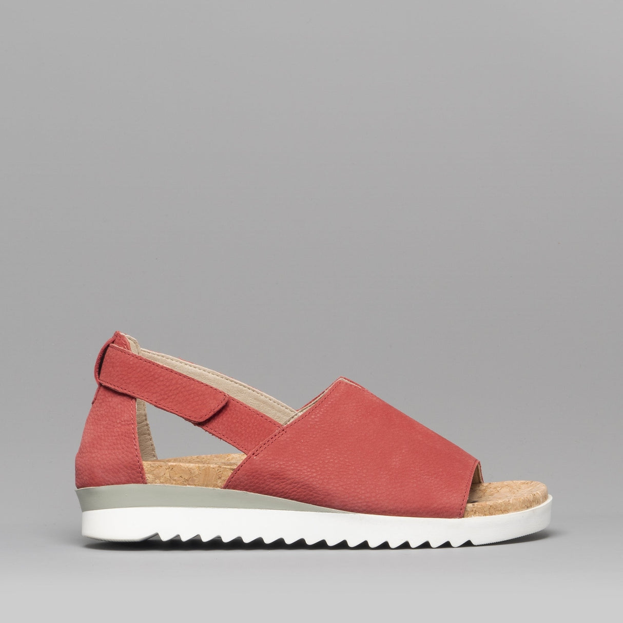 Romika HOLLYWOOD 14 Womens Leather Elasticated Sandals Carmin