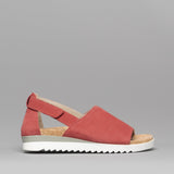 Romika HOLLYWOOD 14 Womens Leather Elasticated Sandals Carmin