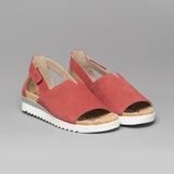 Romika HOLLYWOOD 14 Womens Leather Elasticated Sandals Carmin