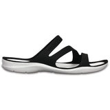 Crocs 203998-066 SWIFTWATER SANDAL Womens Sandals Black/White