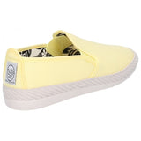 Flossy ORLA ESPADRILLE Womens Canvas Slip On Plimsolls Yellow