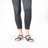 Crocs 203998-066 SWIFTWATER SANDAL Womens Sandals Black/White