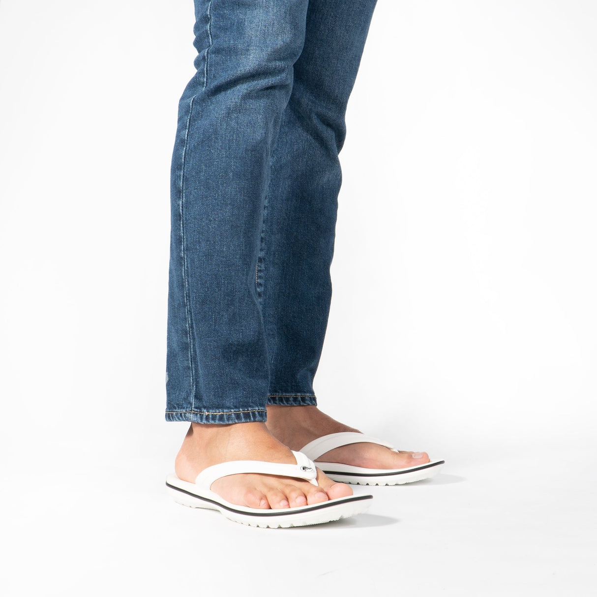 Crocs CROCBAND FLIP Unisex Flip-Flops White