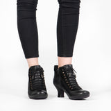 Hush Puppies VIVIANNA Womens Leather Boots Black