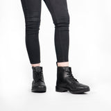 Grafters M391A Unisex Grain Leather Work Boots Black