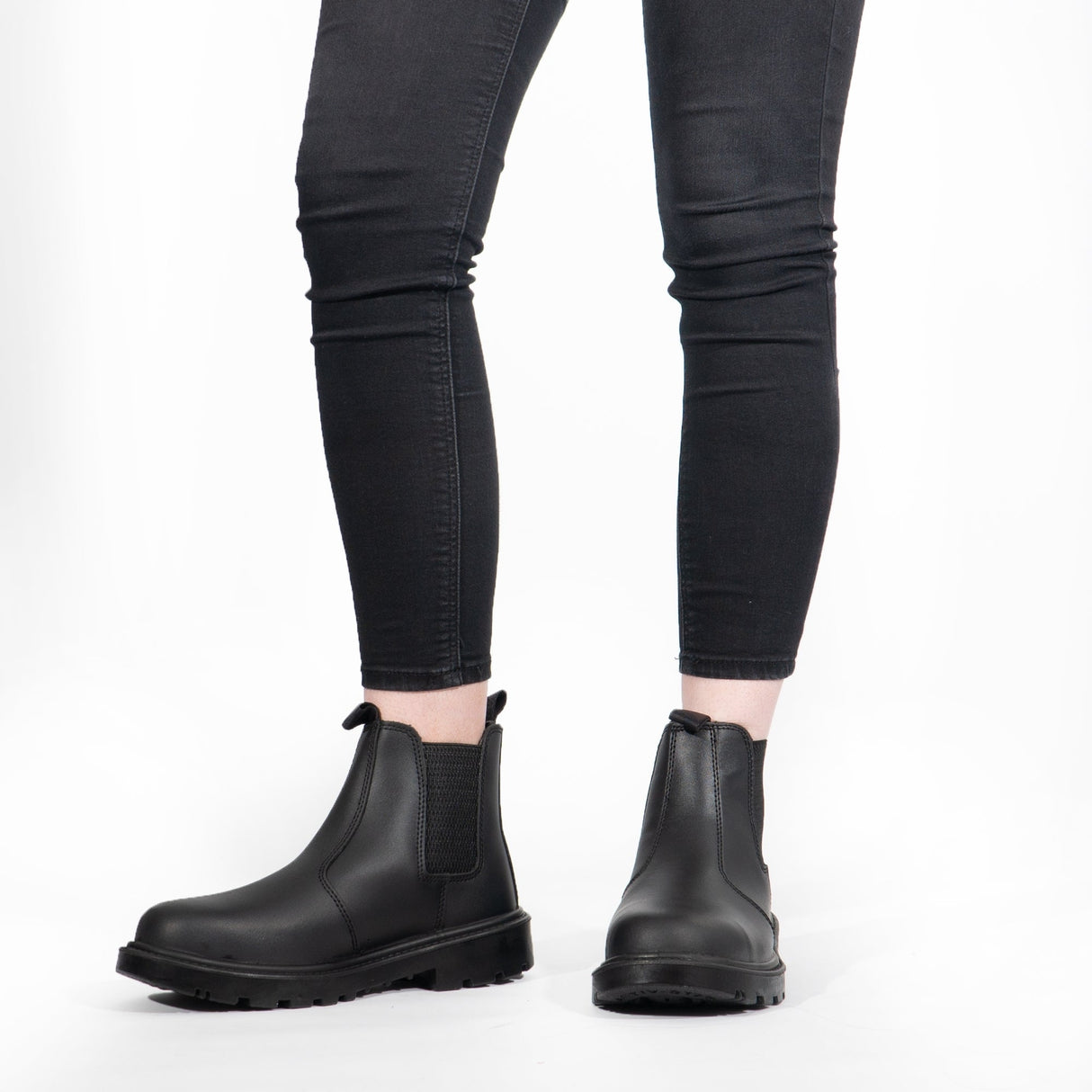 Grafters GRINDER Unisex Dealer Safety Boots Black