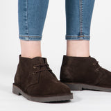 Roamers M467DBS Unisex Desert Boots Dark Brown