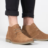 Roamers M420BS Mens Desert Boots Sand