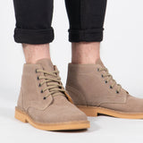 Roamers M468TS Mens Desert Boots Dark Taupe