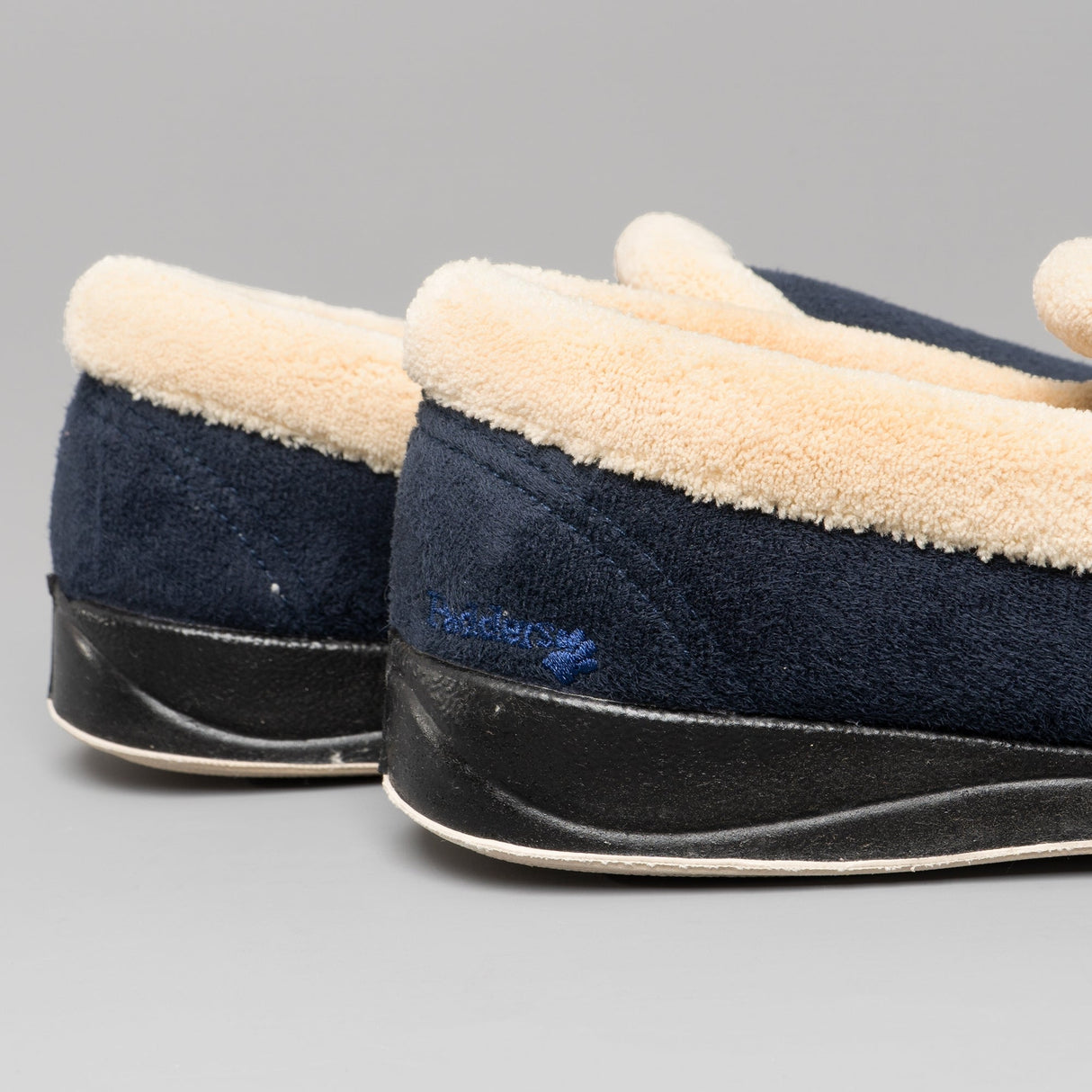 Padders REPOSE Womens (2E Fit) Full Slippers Navy