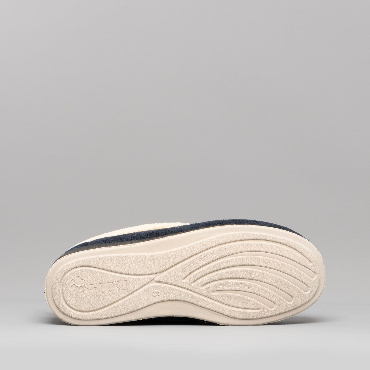 Padders REPOSE Womens (2E Fit) Full Slippers Navy