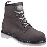 Dr Martens MAPLE ST Womens Leather Safety Boots Grey Wind River