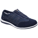 Fleet & Foster MOMBASSA Womens Suede Casual Trainers Navy