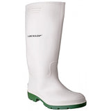 Dunlop PRICEMASTOR Womens Wellington Boots White/Green