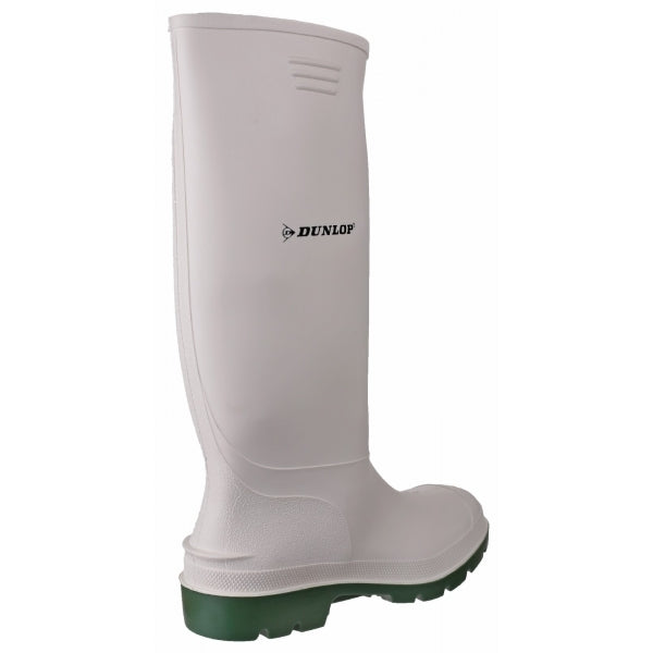 Dunlop PRICEMASTOR Womens Wellington Boots White/Green