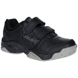Mirak CONTENDER VELCRO Unisex Leather Trainers Black