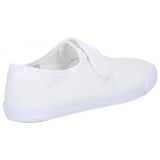 Mirak 99248 Unisex Canvas Touch Fasten Plimsolls White