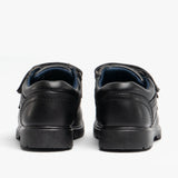 US Brass MARVIN Boys Velcro Bar Casual School Shoes Black