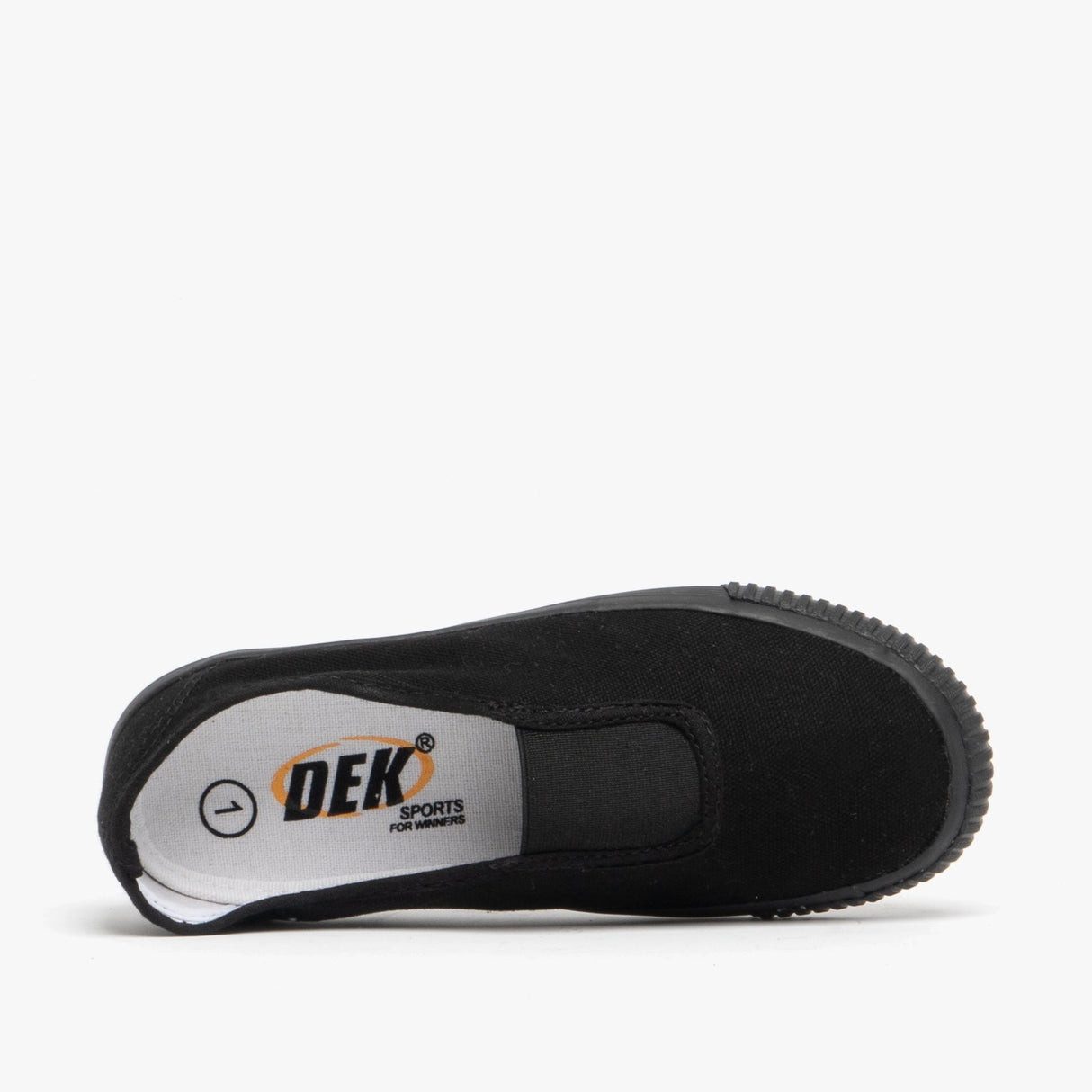 BENNY Junior Unisex Single Gusset Plimsolls Black