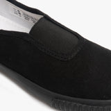 BENNY Junior Unisex Single Gusset Plimsolls Black