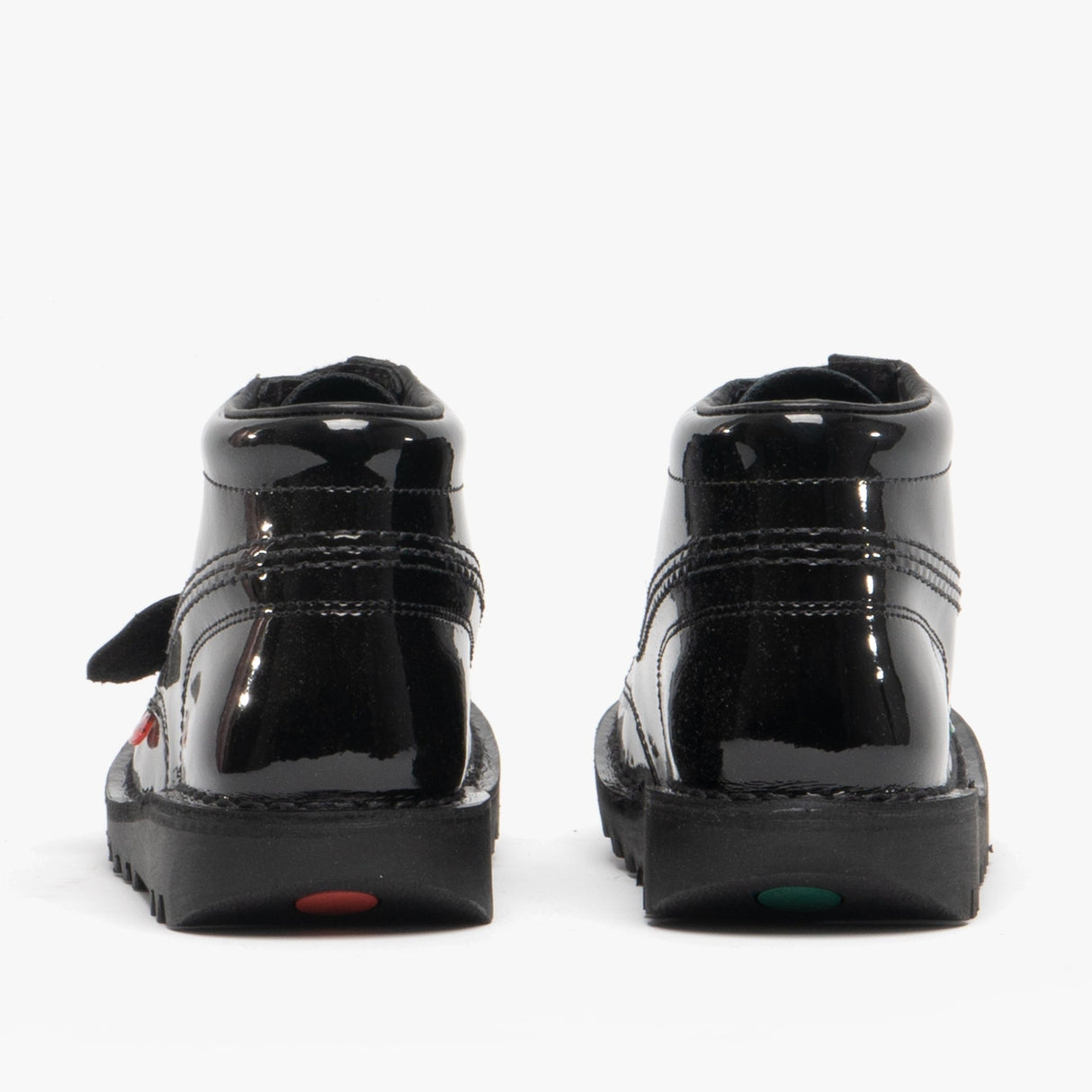 Kickers KICK HI Kids Patent Leather Boots Black