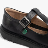 KICK T Girls Leather Shoes Black