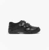 Hush Puppies JEZZA Boys Leather School Shoes Black
