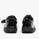 Kickers KICK LO Kids Patent Leather Shoes Black
