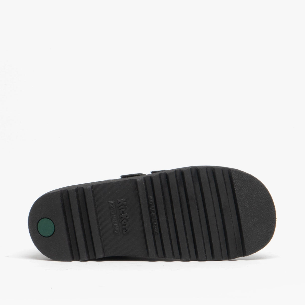 Kickers KICK LO Kids Leather Velcro Shoes Black