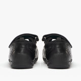Hush Puppies CINDY Girls Leather School Shoes Black
