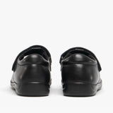 MAGGIE Girls Leather Touch Fasten T Bar Shoes Black