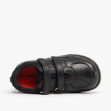 Hush Puppies LIAM Boys Leather School Shoes Black