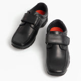 Hush Puppies FREDDY 2 Boys Leather School Shoes Black
