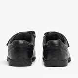 Hush Puppies FREDDY 2 Boys Leather School Shoes Black