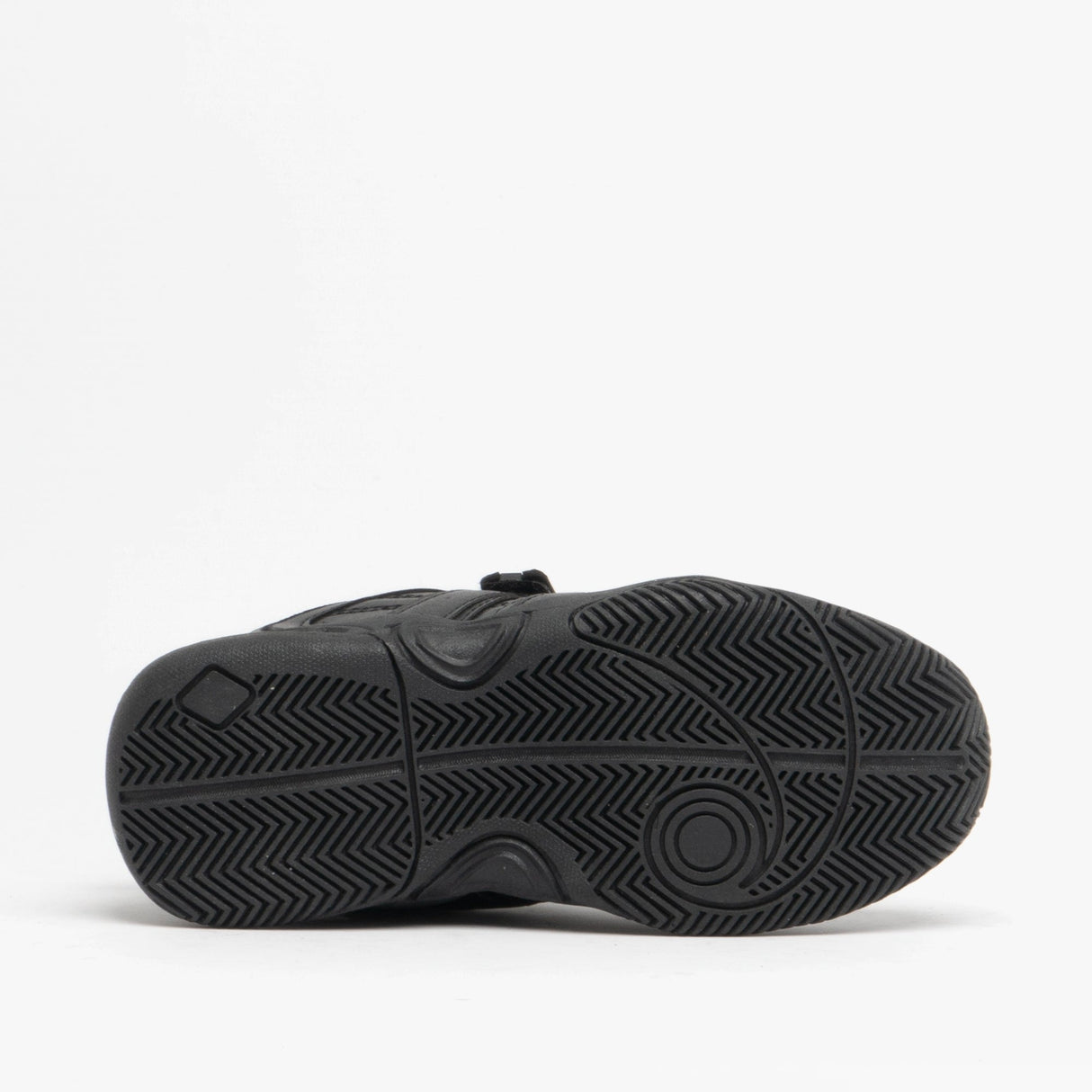 DEK FUSION Boys Kids Twin Touch Fasten School Trainers Black