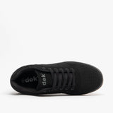 DEK QUARK Unisex Lace Up Trainers Black