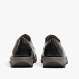Fly London SIMB K Girls Leather Lace Derby Shoes Black