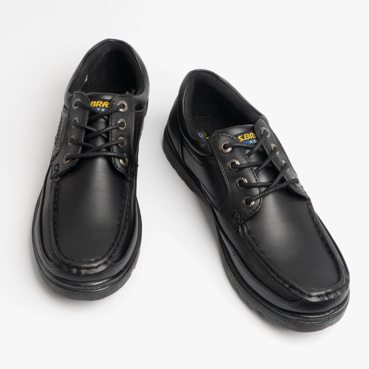 US Brass STUBBY Mens Lace-Up Casual Shoes Black