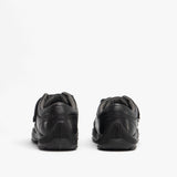 Roamers JEROME Boys Leather Touch Fasten Shoes Black