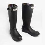 Barbour BEDE Mens Tall Wellington Boots Black