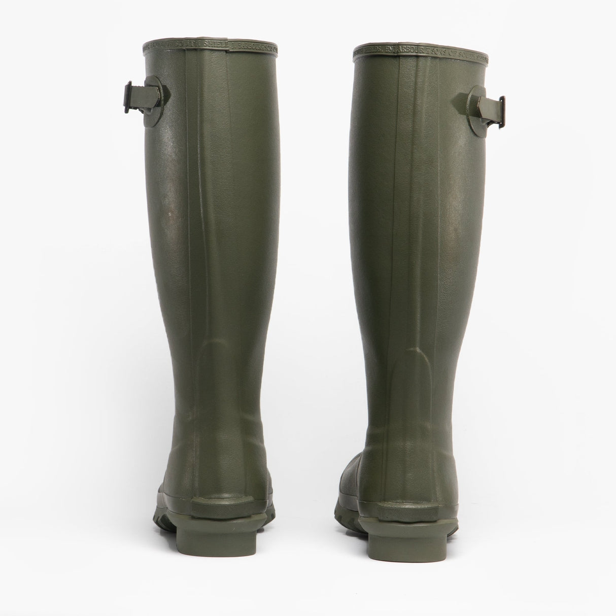 Barbour BEDE Mens Tall Wellington Boots Olive